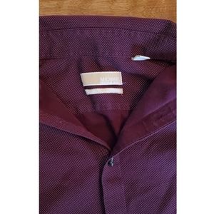 MENS Michael Kors purple button down